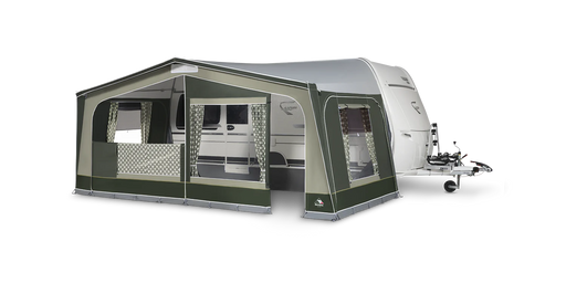 Dorema Monza XL 270 VAR Green Caravan Awning Dorema - UK Camping And Leisure