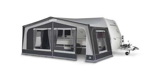 Dorema Monza 240 De Luxe Caravan Charcoal Awning Dorema - UK Camping And Leisure