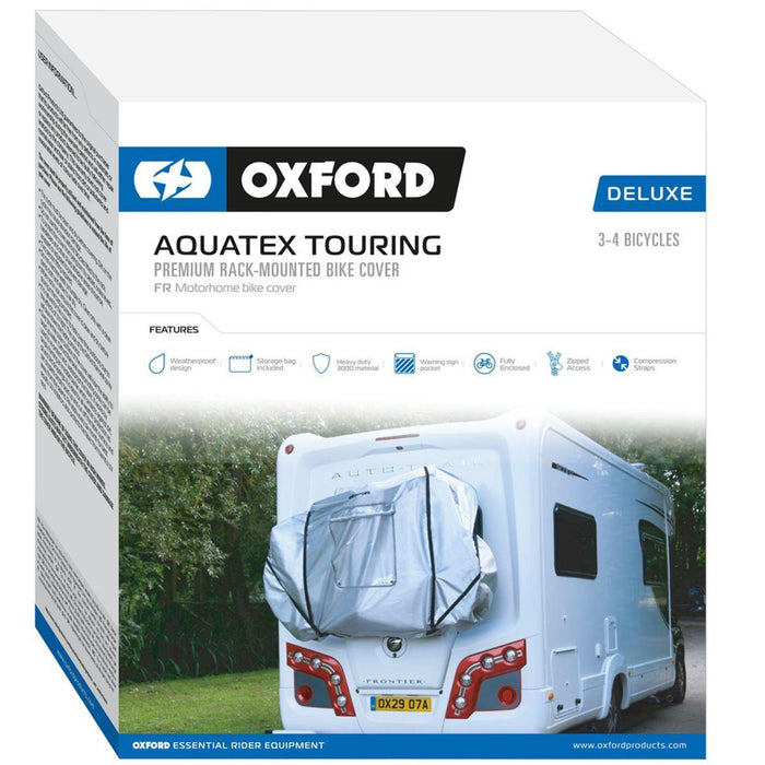 Motorhome Bike Cover 3 To 4 Bicycle Oxford Aquatex Deluxe For Cycle Rack Motorhome UK Camping And Leisure