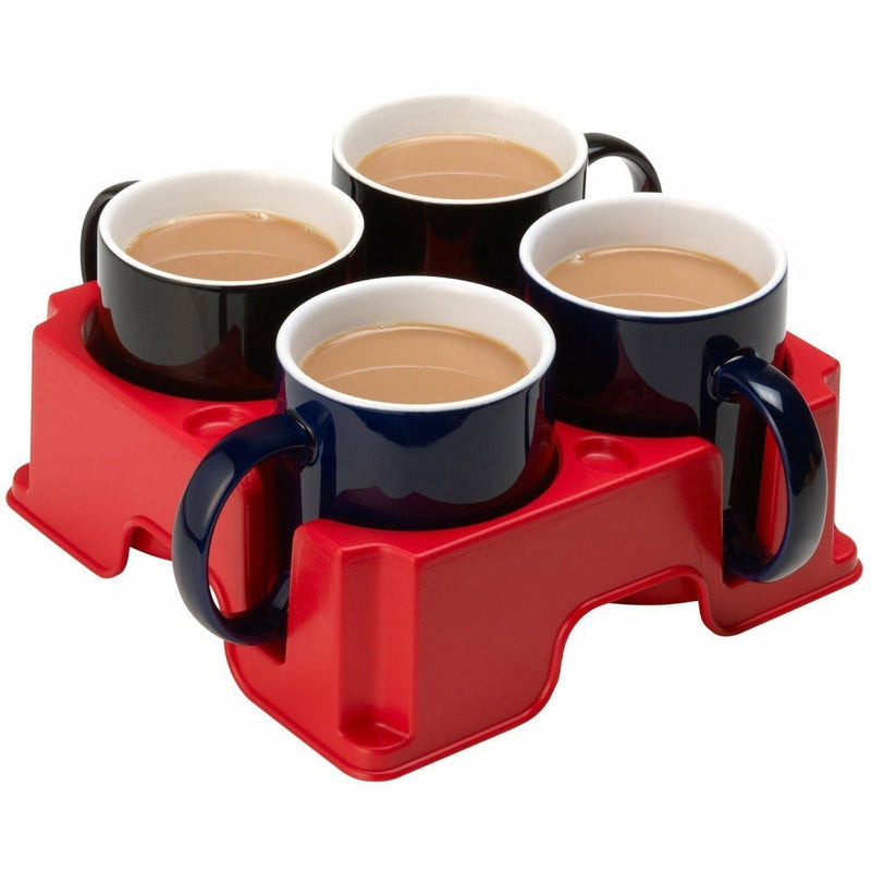 Muggi Multi Cup & Mug Holder Red Motorhome Caravan Boat Home Office Muggi - UK Camping And Leisure