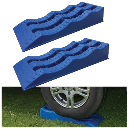 Multi Leveller Wheel Tyre Saver Stop Ramp Raiser Trailer Motorhome Caravan x2 Leisurewize - UK Camping And Leisure