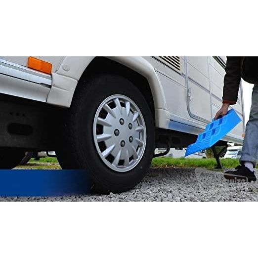 Multi Leveller Wheel Tyre Saver Stop Ramp Raiser Trailer Motorhome Caravan x2 Leisurewize - UK Camping And Leisure