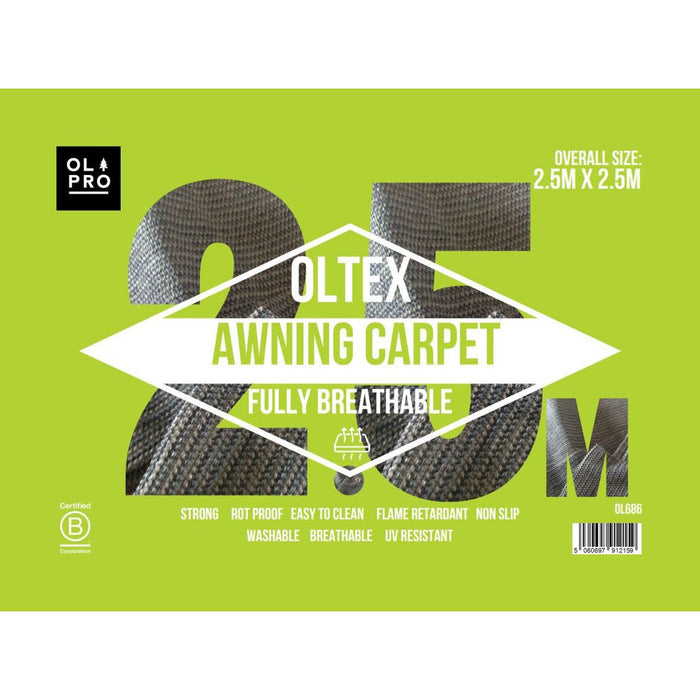 Olpro OLTex Breathable Awning Carpet Blue/ Grey Olpro - UK Camping And Leisure