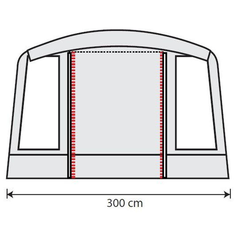 Outdoor Revolution Airedale Side Porch F/G Pole Outdoor Revolution - UK Camping And Leisure