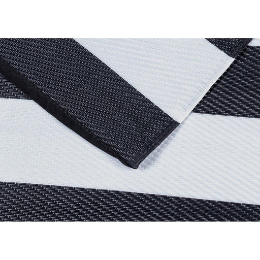 Outdoor Garden Rug Portable Reversible Mat for Decking Patio Zebra Stripe Zebra 120 x 180 cm Plastic Straw UK Camping And Leisure - UK Camping And Leisure