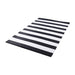 Outdoor Garden Rug Portable Reversible Mat for Decking Patio Zebra Stripe Zebra 120 x 180 cm Plastic Straw UK Camping And Leisure