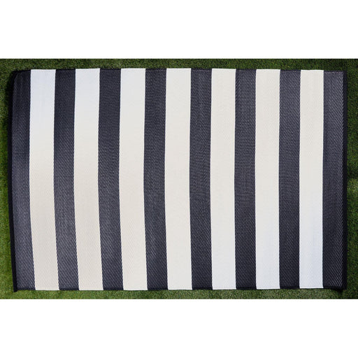 Outdoor Garden Rug Portable Reversible Mat for Decking Patio Zebra Stripe Zebra 150 X 250 cm Plastic Straw UK Camping And Leisure