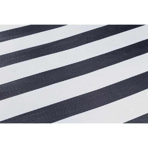 Outdoor Garden Rug Portable Reversible Mat for Decking Patio Zebra Stripe Zebra 150 X 250 cm Plastic Straw UK Camping And Leisure - UK Camping And Leisure