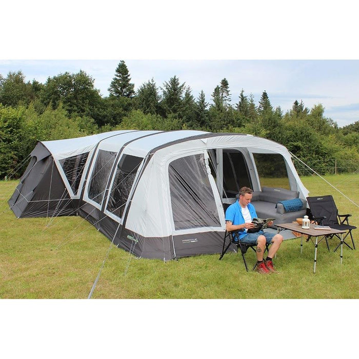 Outdoor Revolution Airedale 7.0SE 7 (+4) Berth Inflatable Air Tent including Footprint & Lounge Liner UK Camping And Leisure