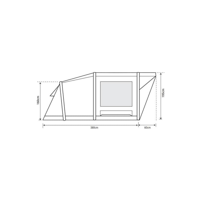 Outdoor Revolution Camp Star 3 Berth 350 Inflatable Air Tent Bundle with Footprint & Carpet Outdoor Revolution - UK Camping And Leisure