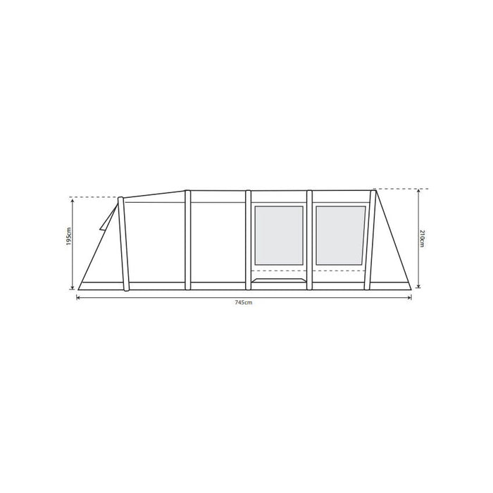 Outdoor Revolution Camp Star 700 Package 7 Person AIR Tent Carpet & Footprint Outdoor Revolution - UK Camping And Leisure