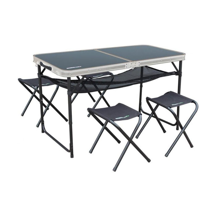 Outdoor Revolution Capri Picnic Table and Stool Set Aluminium Camping Outdoor Revolution - UK Camping And Leisure