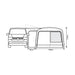 Outdoor Revolution Cayman Combo Air Mid Driveaway Awning  210-255cm Outdoor Revolution - UK Camping And Leisure