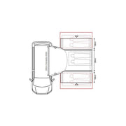 Outdoor Revolution Cayman Combo PC Low Driveaway Awning  180-210cm Outdoor Revolution - UK Camping And Leisure
