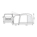 Outdoor Revolution Cayman Curl XLE F/G Poled Mid Driveaway Awning 210-255cm Outdoor Revolution - UK Camping And Leisure