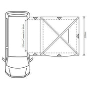 Outdoor Revolution Cayman Inflatable Air High Awning (255-305cm) Outdoor Revolution - UK Camping And Leisure