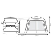 Outdoor Revolution Cayman Inflatable Air High Awning (255-305cm) Outdoor Revolution - UK Camping And Leisure