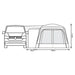 Outdoor Revolution Cayman Inflatable Air High Awning (255-305cm) Outdoor Revolution - UK Camping And Leisure