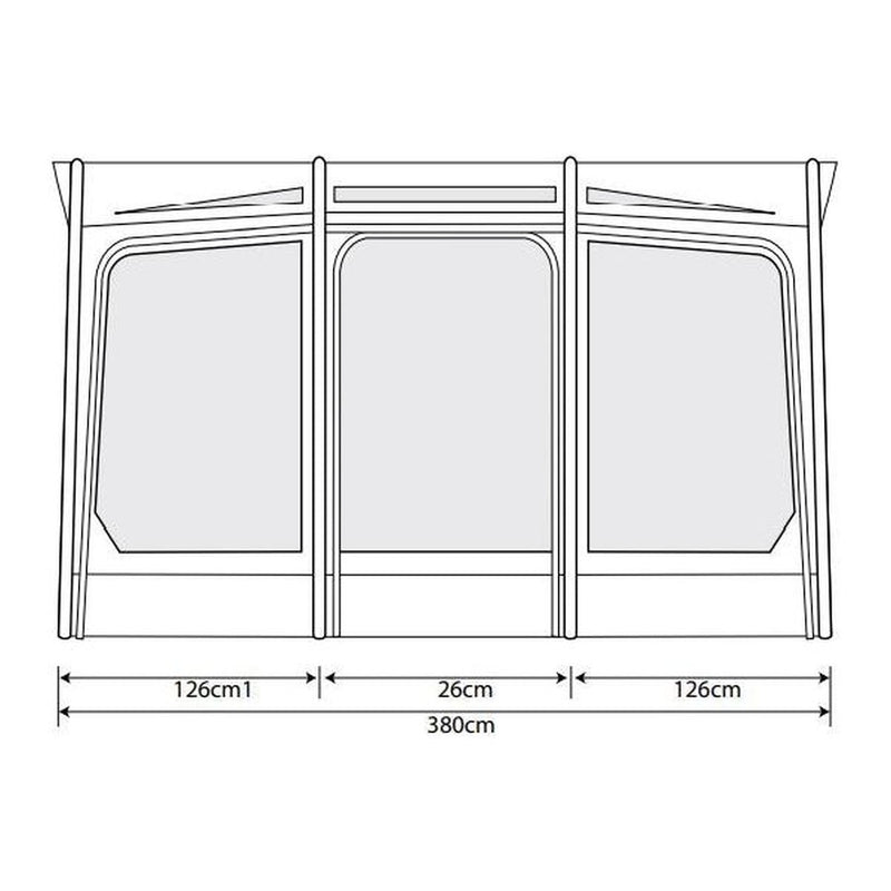 Outdoor Revolution Eclipse Pro 380L Caravan/Motorhome Awning 250-265cm Outdoor Revolution - UK Camping And Leisure