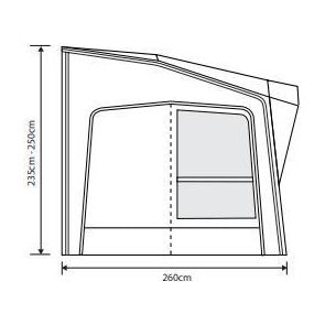 Outdoor Revolution Esprit Pro X 330 Premium caravan air Awning UK Camping And Leisure