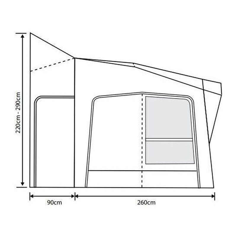 Outdoor Revolution Esprit Pro X 350M Awning (220-290cm) Outdoor Revolution - UK Camping And Leisure