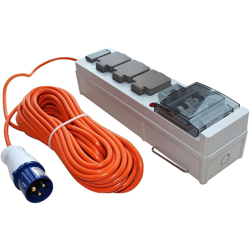 Outdoor Revolution Mobile Mains Power Unit USB 15m Cable Outdoor Revolution - UK Camping And Leisure