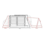 Outdoor Revolution Movelite T3E High Awning (255-305cm) Outdoor Revolution - UK Camping And Leisure