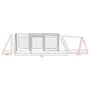 Outdoor Revolution Movelite T4E Driveaway Air Awning Low 255-305cm Outdoor Revolution - UK Camping And Leisure