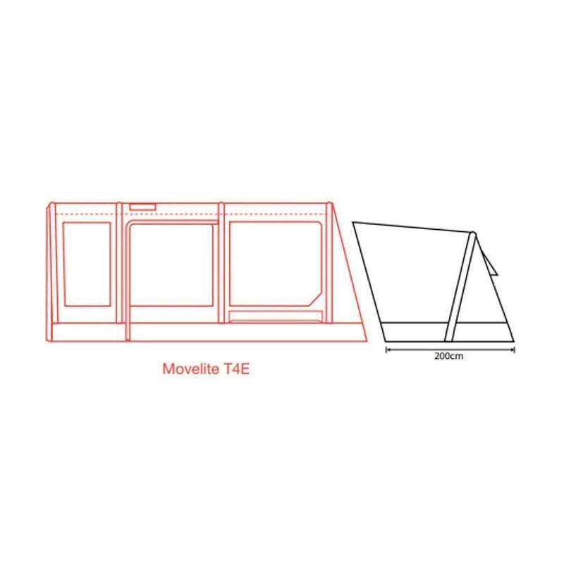 Outdoor Revolution Movelite T4E PC Annexe Outdoor Revolution - UK Camping And Leisure