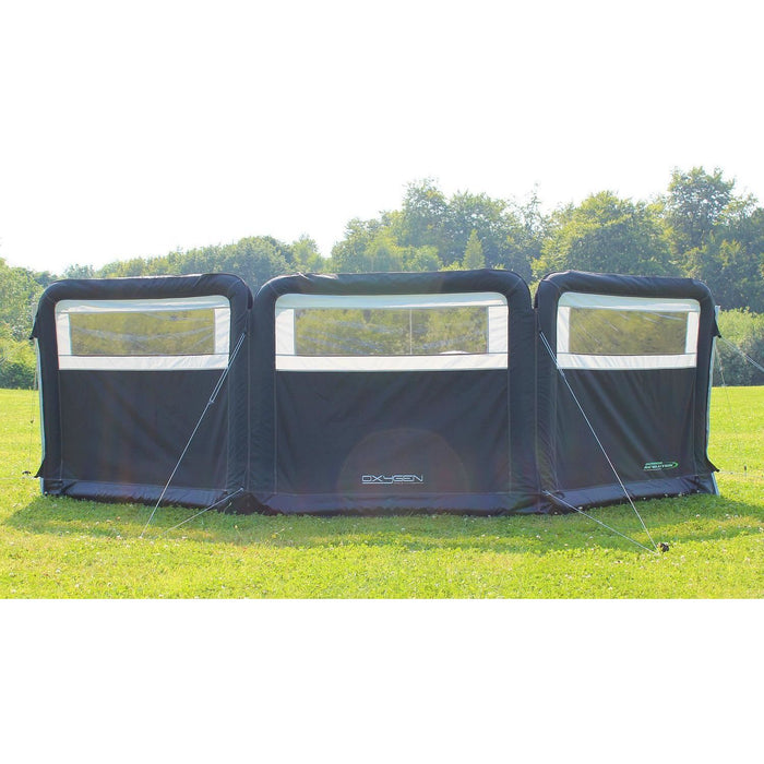 Outdoor Revolution Oxygen Pro 3 Inflatable Modular Windbreak - 500cm x 140cm - UK Camping And Leisure