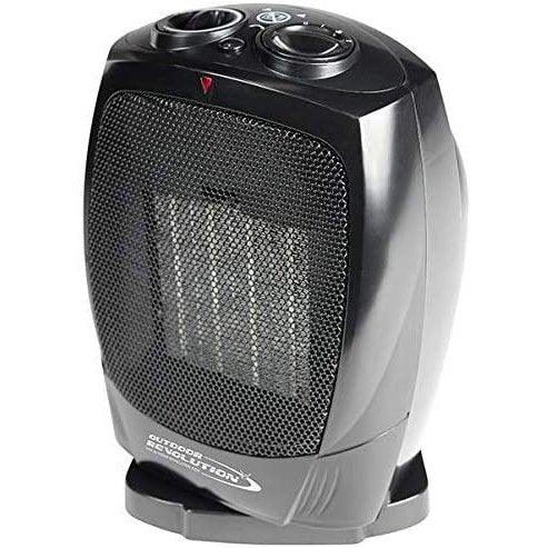 Outdoor Revolution Portable PTC Oscillating Ceramic Heater 750W/1500W Camping UK Camping And Leisure