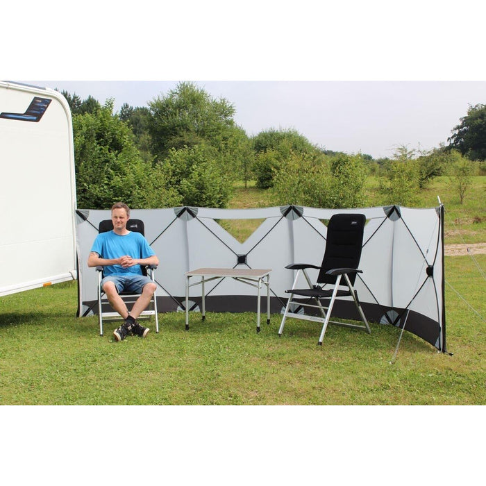 Outdoor Revolution Pronto Compact 4 Panel Windbreak (125 x 500) Fast Assembly UK Camping And Leisure