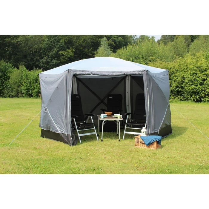 Outdoor Revolution Screenhouse 6 DLX Quick Erect Pop Up Shelter Gazebo ORSH0016 UK Camping And Leisure