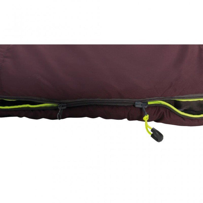 Outwell Campion Lux Sleeping Bag Aubergine Camping Sleeping Bag Outwell - UK Camping And Leisure