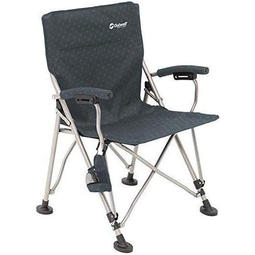 Outwell Campo Night Blue Foldable Camping Chair with Padded Armrests UK Camping And Leisure
