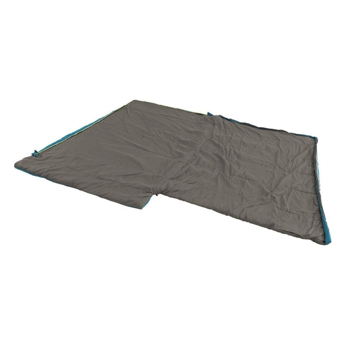 Outwell Celebration Lux Double Camping/Caravan Sleeping Bag Duvet - Blue - 2 Season Outwell - UK Camping And Leisure