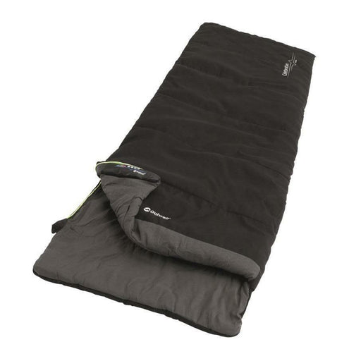 Outwell Celebration Luxury Single Sleeping Bag - Black - 2 Season Outwell - UK Camping And Leisure