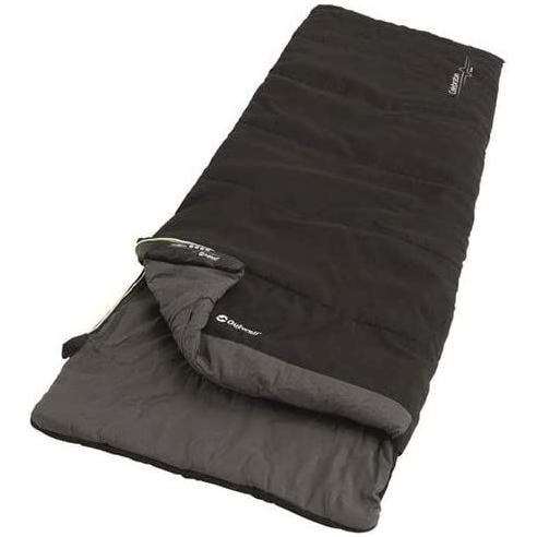 Outwell Celebration Luxury Single Sleeping Bag - Black - 2 Season Outwell - UK Camping And Leisure