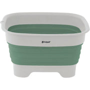 Outwell Collaps Callapsible Wash Bowl with Drain - Shadow Green Outwell - UK Camping And Leisure