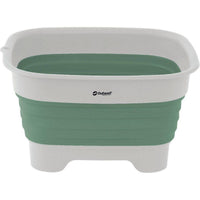 Outwell Collaps Callapsible Wash Bowl with Drain - Shadow Green