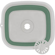 Outwell Collaps Callapsible Wash Bowl with Drain - Shadow Green Outwell - UK Camping And Leisure