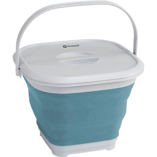 Outwell Collaps Collapsible Bin w/lid Classic Blue 9l UK Camping And Leisure