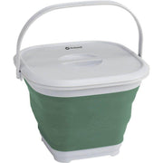 Outwell Collaps Collapsible Bucket Square w/lid 9l Outwell - UK Camping And Leisure