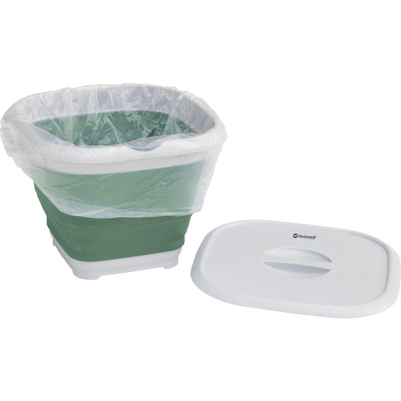 Outwell Collaps Collapsible Bucket Square w/lid 9l Outwell - UK Camping And Leisure