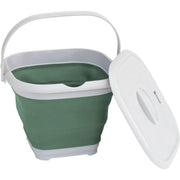 Outwell Collaps Collapsible Bucket Square w/lid 9l Outwell - UK Camping And Leisure
