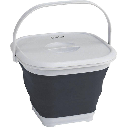 Outwell Collaps Collapsible Bucket Square w/lid Navy Night 9l UK Camping And Leisure