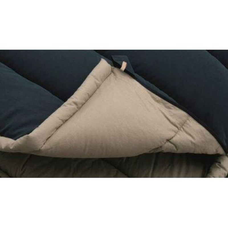 Outwell Constellation Lux Double Luxury 3 - 4 Season Sleeping Bag - Brown Outwell - UK Camping And Leisure