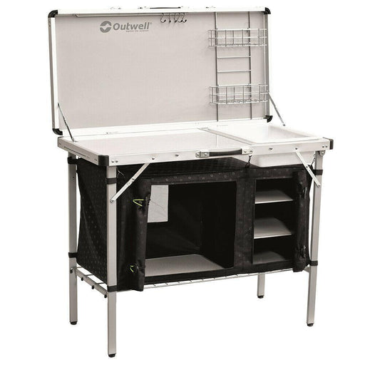 Outwell Drayton Portable Folding Kitchen Unit With Storage 531177 - UK Camping And Leisure