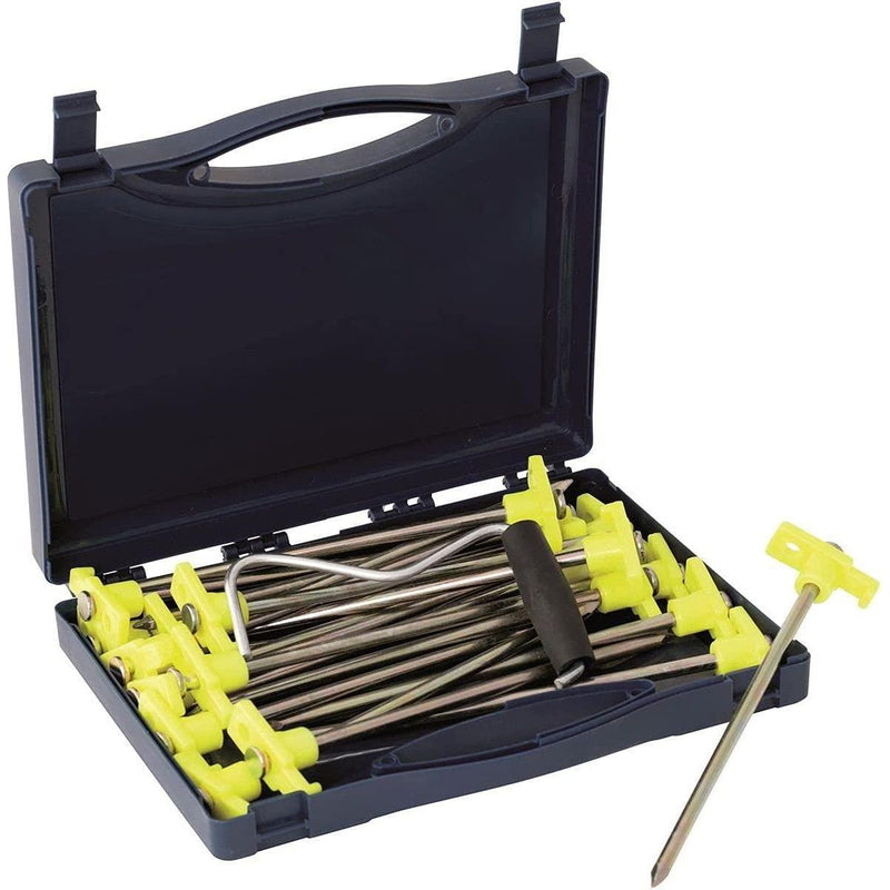 Outwell Premium Spike Heavy Duty Hard Ground Tent Pegs Awning with Peg Puller Outwell - UK Camping And Leisure