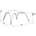 Outwell Summer Lounge XL 3 x 3 Event Shelter Gazeebo with UPF 50+ UK Camping And Leisure